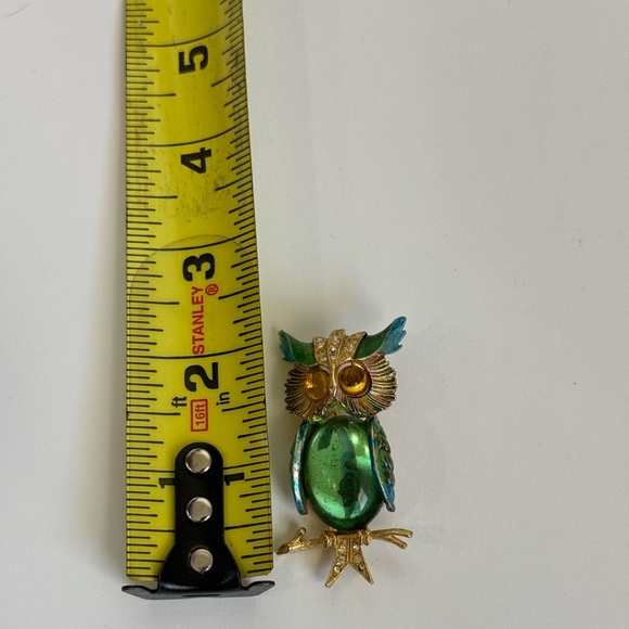 VINTAGE Owl Brooch - Picture 4 of 4